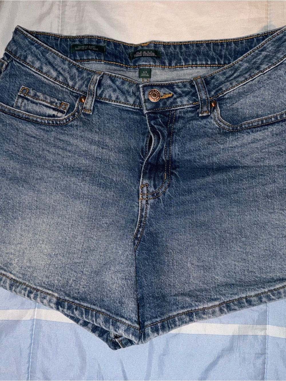 wild fable Mid-Rise Denim Jean Shorts 6R